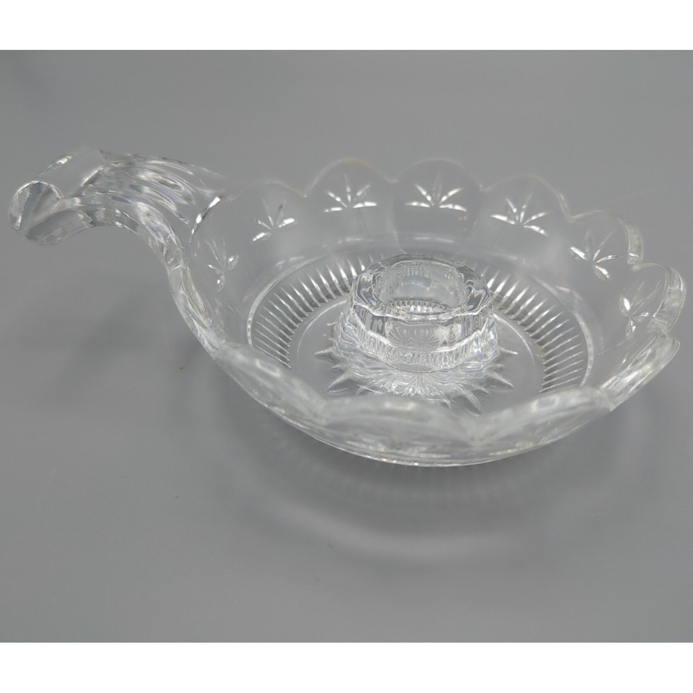 Vintage Partylite Clear Lead Crystal Chamberstick, Exellent Used Condition - Picture 1 of 11